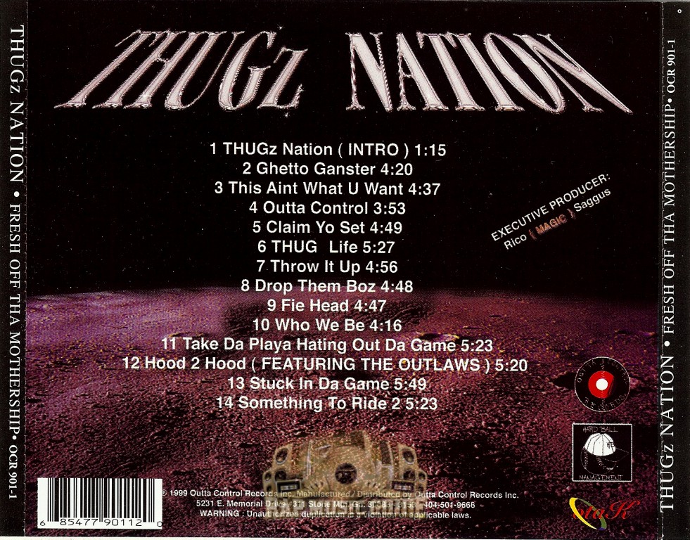 Thugz Nation - Fresh Off Tha Mothership: CD | Rap Music Guide